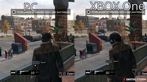 Watch Dogs Xbox One Vs Pc Graphics Comparison Digital