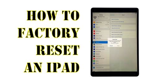 Connect your ipad to a computer that has the latest version of itunes how do i reset my ipad to factory settings? How To Factory Reset An iPad - YouTube