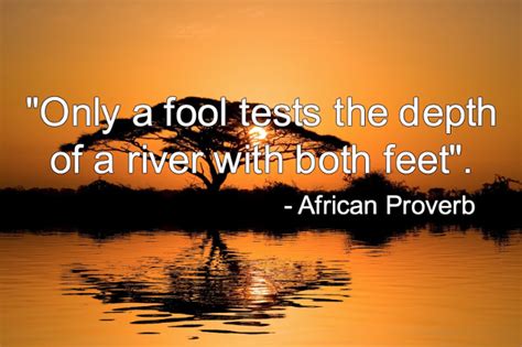They are short, clever sentences that usually offer life advice. 12 African Proverbs and Sayings to Live By | GOLD Restaurant