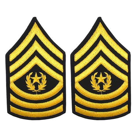 Asu Rank Army Sew On Chevron Patch For Service Uniform Sold In Sets