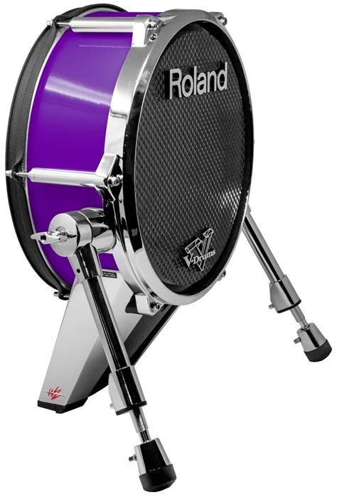 Roland Kd 140 Kick Drum Skins And Wraps Solids Collection Purple
