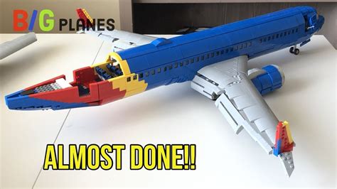 Lego Southwest Airlines 737 Almost Done Youtube