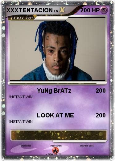 Pokémon XXXTENTACION 105 105 YuNg BrATz My Pokemon Card