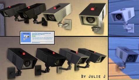 Security Camera Made Buyable And Recolours Sims 4 Pets Sims 4 Mods