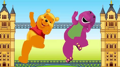 London Bridge Is Falling Down With Barney Special Ver Youtube