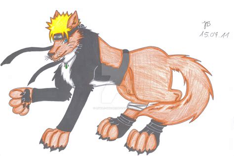 Naruto As Wolf By Little Shohei On Deviantart