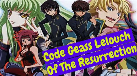 Code Geass Lelouch Of The Resurrection