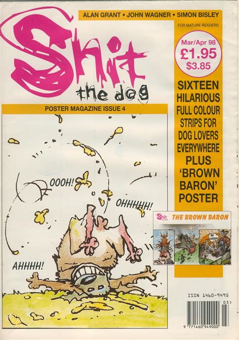 Boys Adventure Comics Shit The Dog Poster Magazine Issue 4