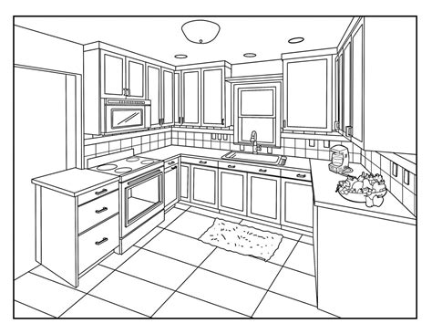 Discover The Joy Of Kitchen Coloring Pages With Gbcoloring