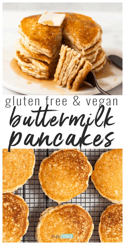 Gluten Free Buttermilk Pancakes Vegan The Fit Cookie