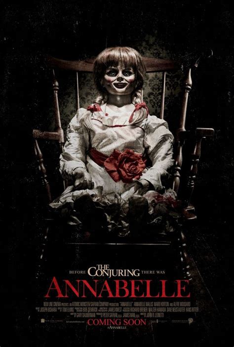 Annabelle 2014 Moviemeternl In 2020 Horror Movie Posters