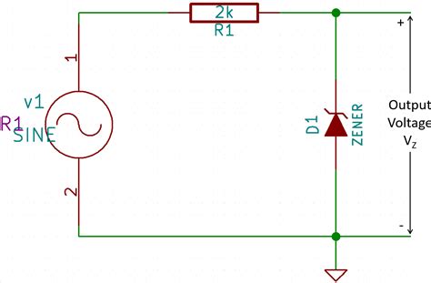 Example Of Voltage Regulation With Zener Diode Binaryupdatescom