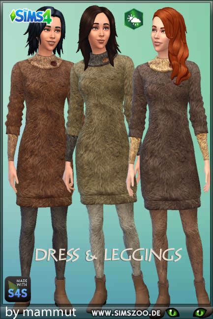 Blackys Sims 4 Zoo Outfit Fur 1 By Mammut • Sims 4 Downloads