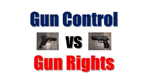 Gun Control Arguments Gun Control Debate Pro Vs Con
