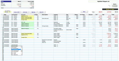 Excel Accounting Spreadsheet Templates Making Tax