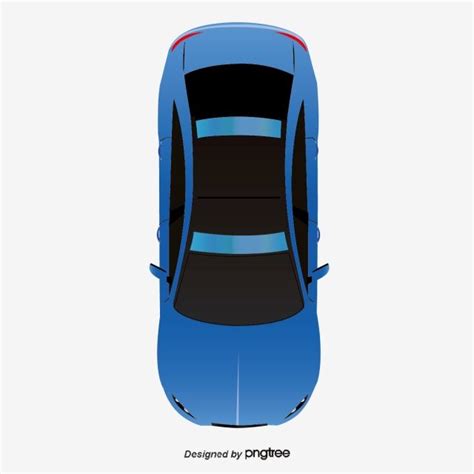 Vista Superior PNG Dibujos Auto Coche De Lujo Coche Azul PNG Y Vector Para Descargar Gratis