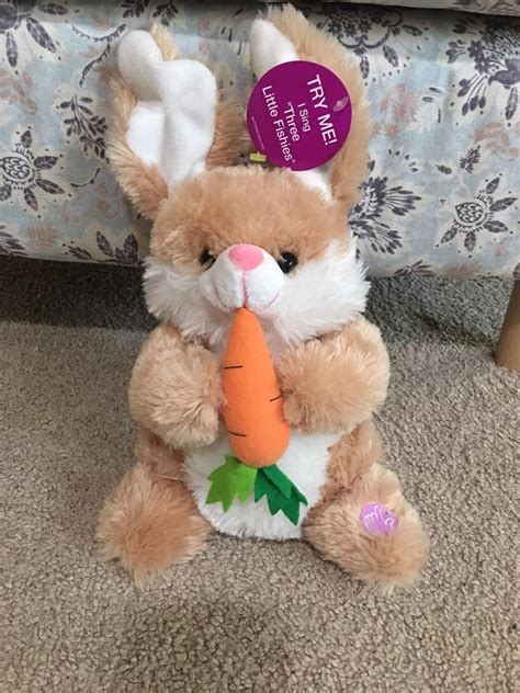 Dan Dee Animated Singing Plush Stuffed Animal Easter Bunny 1880998756