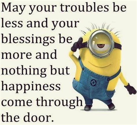 Bless You To Minions Happiness Quotes Funny Minion Pictures Funny