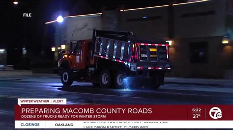 How Macomb County Is Preparing To Treat Roads Ahead Of Snowstorm