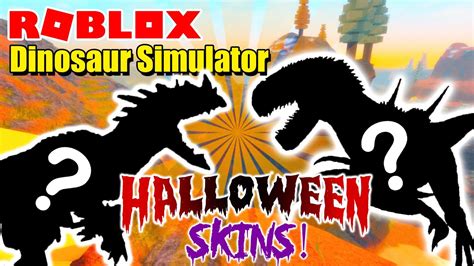 Roblox Dinosaur Simulator Upcoming Halloween Skins Youtube