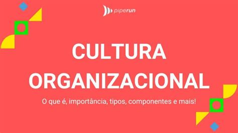 cultura organizacional o que é importância componentes e tipos