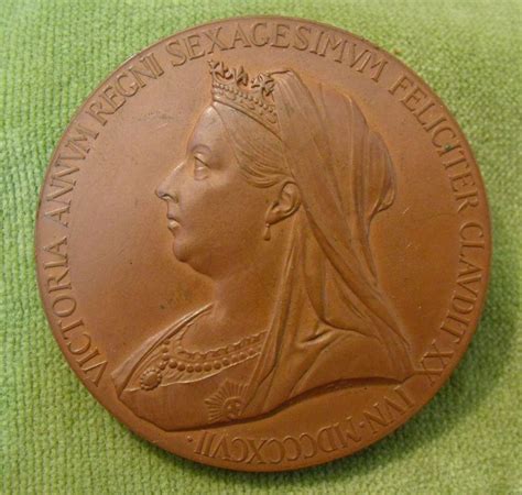 A Queen Victoria 1897 Diamond Jubilee Commemorative Medal In Original