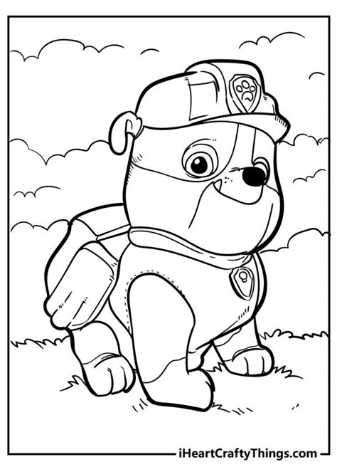 Paw Patrol Chase Coloring Pages Ballard Grited