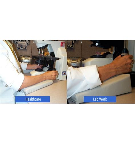 Wedge Arm Support For Labs And Industry To Relieve Ackward Postures