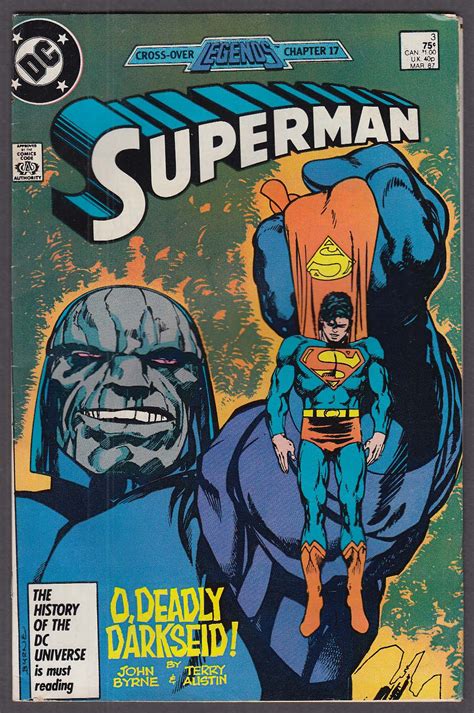Superman 3 Dc Comic Book 3 1987 Legends Chapter 17 Darkseid