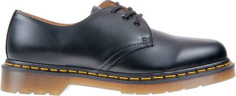 Dr Martens 1461 Black Smooth Yellow Stitch 11838002 Casual Shoes