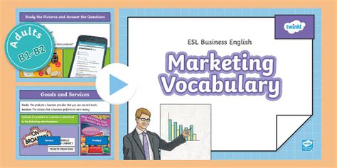 Esl Business English Marketing Vocabulary Powerpoint Twinkl