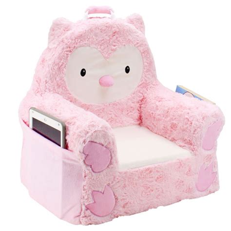 Soft Landing Sweet Seats Pink Owl Character Chair Toys R Us Canada