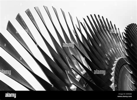 Turbine Blades Closeup Stock Photo Alamy
