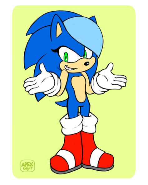 Femsonic Redraw By Apex Knight On Deviantart