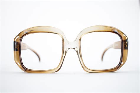 70s Glasses Frame Oversized Vintage Glasses 1970s Etsy Vintage Eyeglasses Frames Vintage
