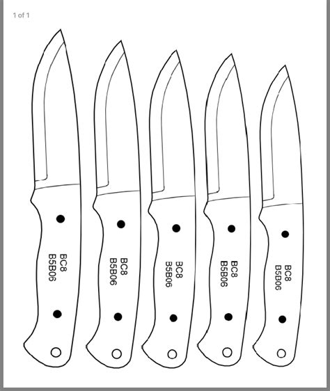 Each has multiple sizes to fit your stock. Pin by Kozma on Knive templates | Knife design, Fixed ...