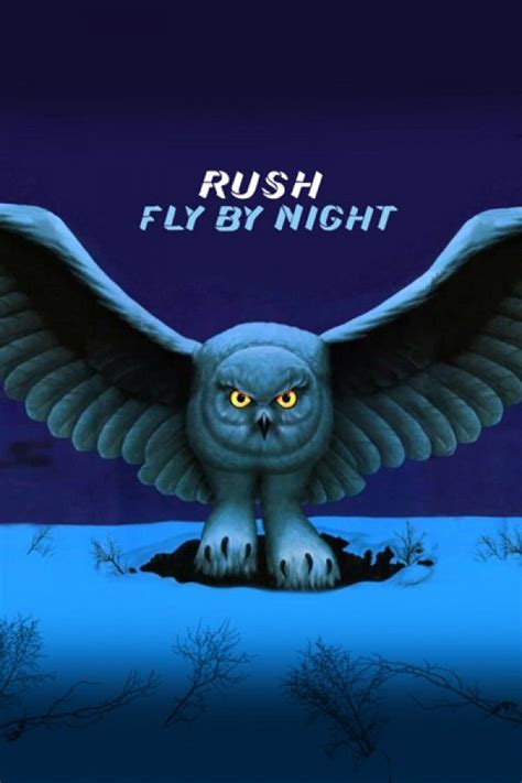 Rush Fly By Night Pôsteres De Rock Rock Progressivo Rock Clássico