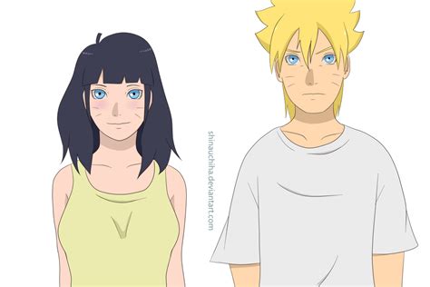 Boruto And Himawari Uzumaki By Shinauchiha On Deviantart