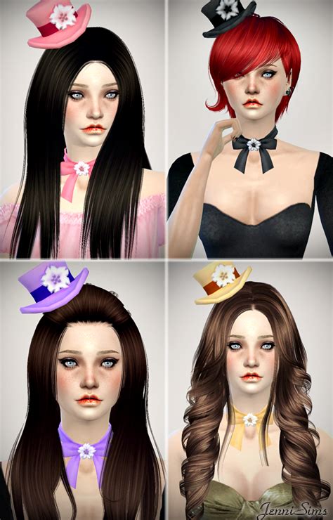 Downloads Sims 4 New Mesh Accessory Hats Necklace Sims
