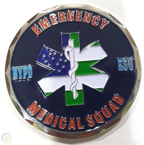 Nypd Challenge Coin Esu Medical Squad 1817697070