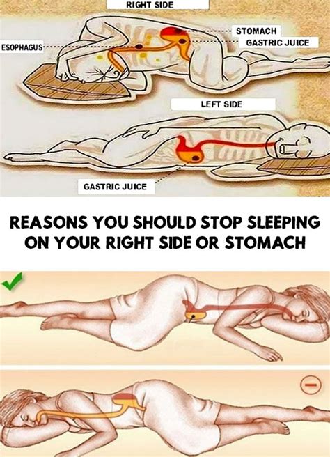 Reasons You Should Stop Sleeping On Your Right Side Or Stomach Health