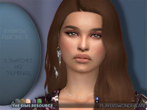 Eyebrow Piercing R The Sims 4 Catalog