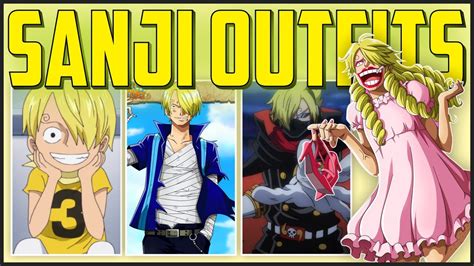 Evolution Of Vinsmoke Sanji Outfits One Piece Youtube