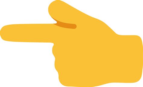 Pointing Hand Emoji Png Images And Photos Finder