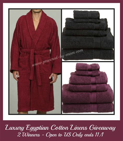 Luxurious Egyptian Cotton Linens Giveaway Ends 111 2 Winners