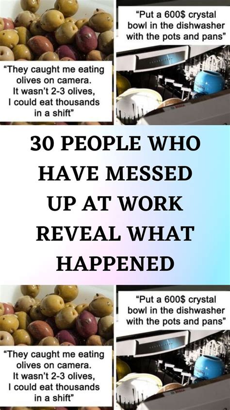 30 People Who Have Messed Up At Work Reveal What Happened Artofit