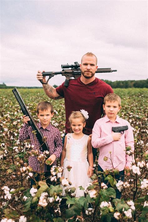 Graham Allen And Sons Carry Weapons In Social Image