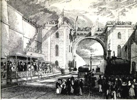 It opened on 15 september 1830 between the lancashire towns of liverpool and manchester in england. Opening day of the Liverpool and Manchester Railway III ...
