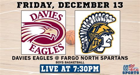 12 13 19 Boys Basketball Fargo North Spartans Vs Fargo