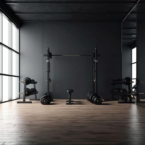 Premium Ai Image Interior Of A Modern Minimalist Gym